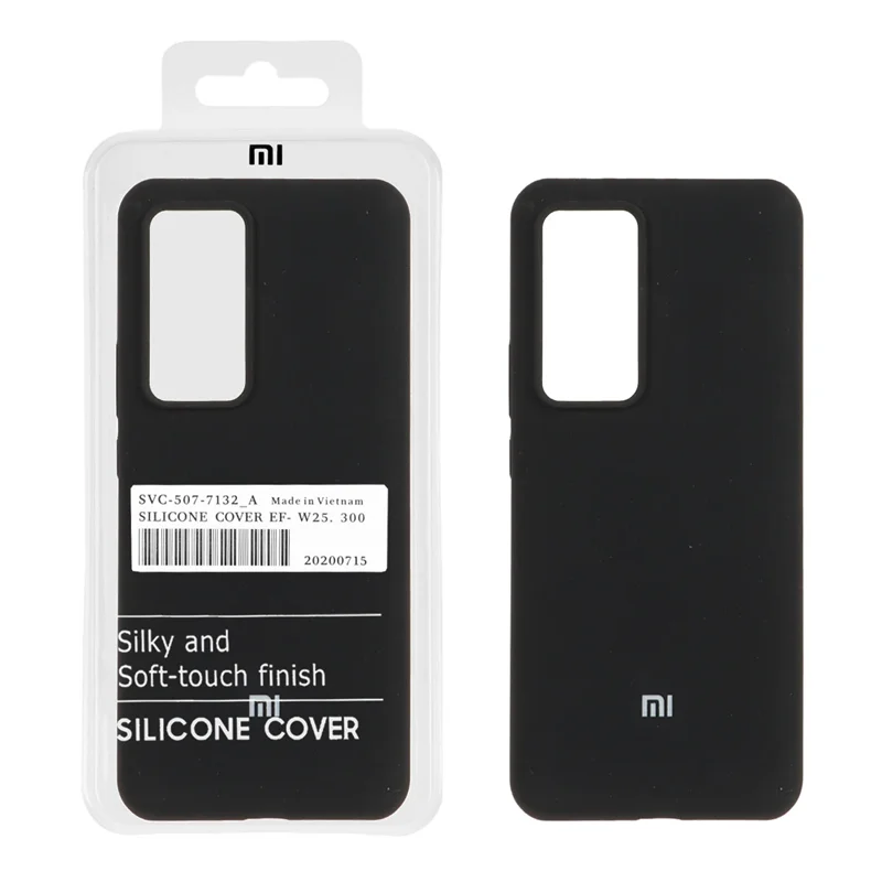 قاب سیلیکونی پاک کنی اورجینال درجه یک Xiaomi Mi 12T / Mi 12T Pro / Redmi K50 - مشکی (پک دار)
