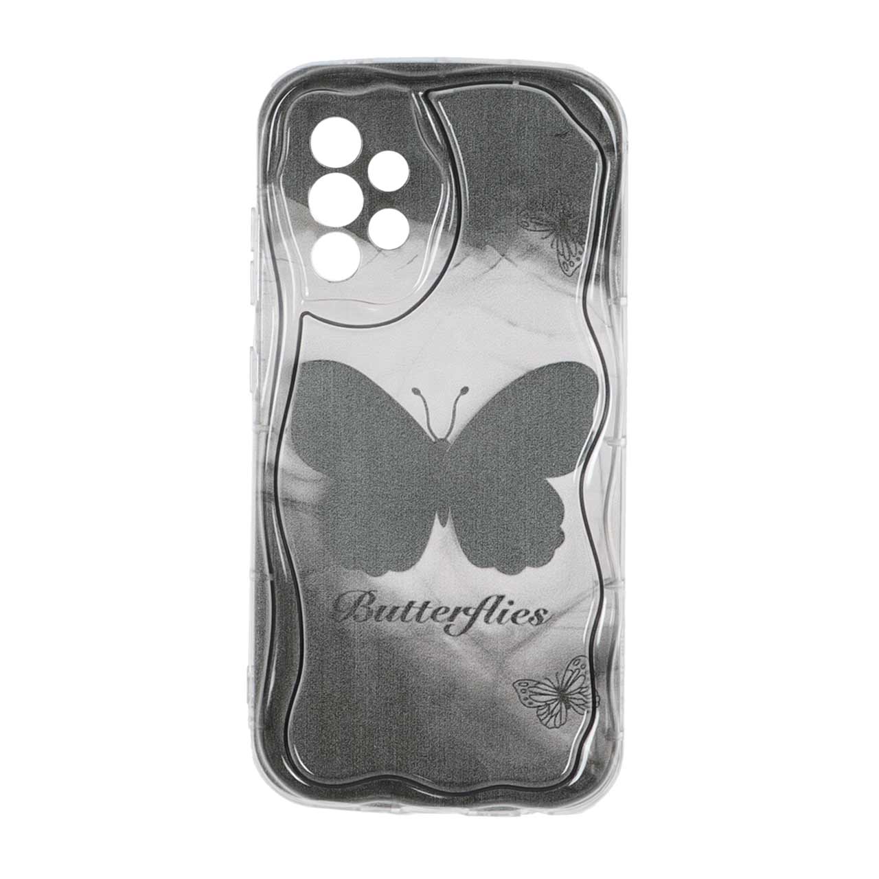 قاب کنگره ای ژله ای Black Design مدل Samsung Galaxy A52 / A52s - طرح 101