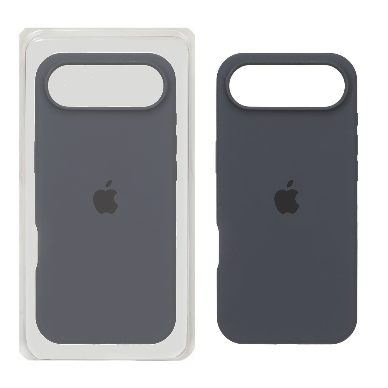 قاب سیلیکونی پاک کنی اورجینال Apple iPhone 17 Air - خاکستری (پک اصلی)