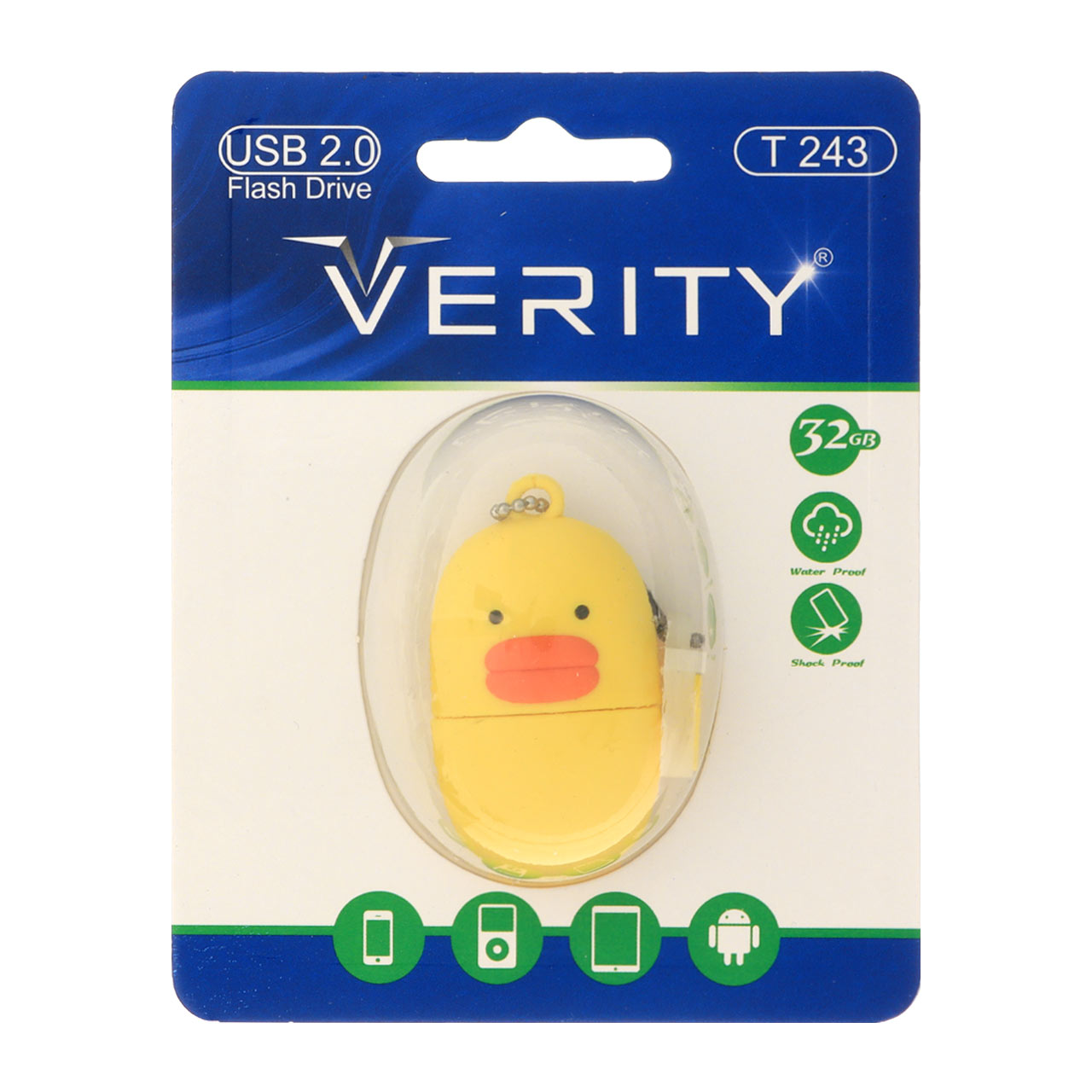 Verity T243 USB2.0 Flash Memory - 32GB - (گارانتی آسان سرویس) عروسکی