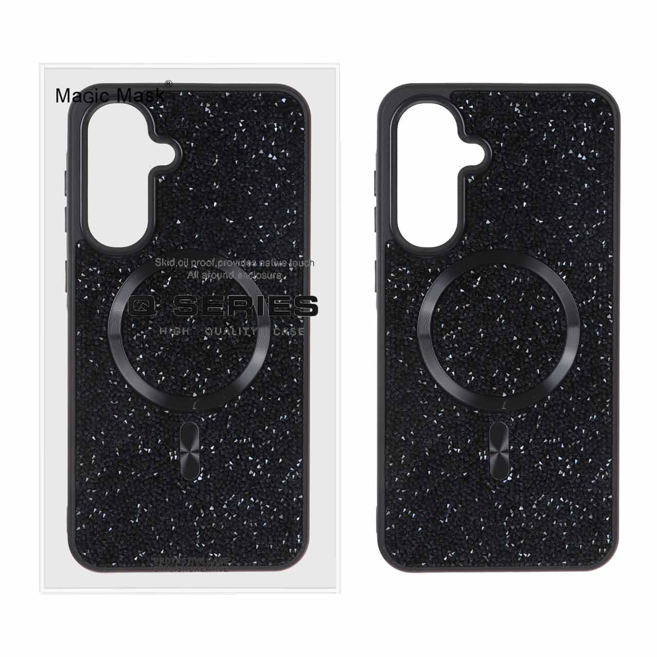 قاب اورجینال دیاموند Magsafe مدل Samsung Galaxy A56 / A36 - مشکی (پک دار)