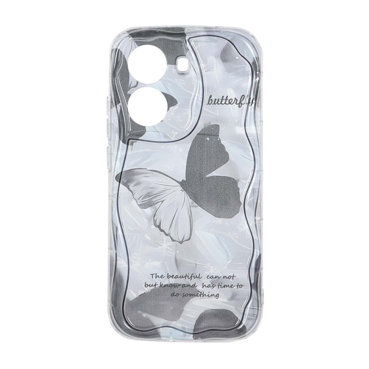 قاب کنگره ای ژله ای Black Design مدل Xiaomi Poco X7 Pro - طرح 373