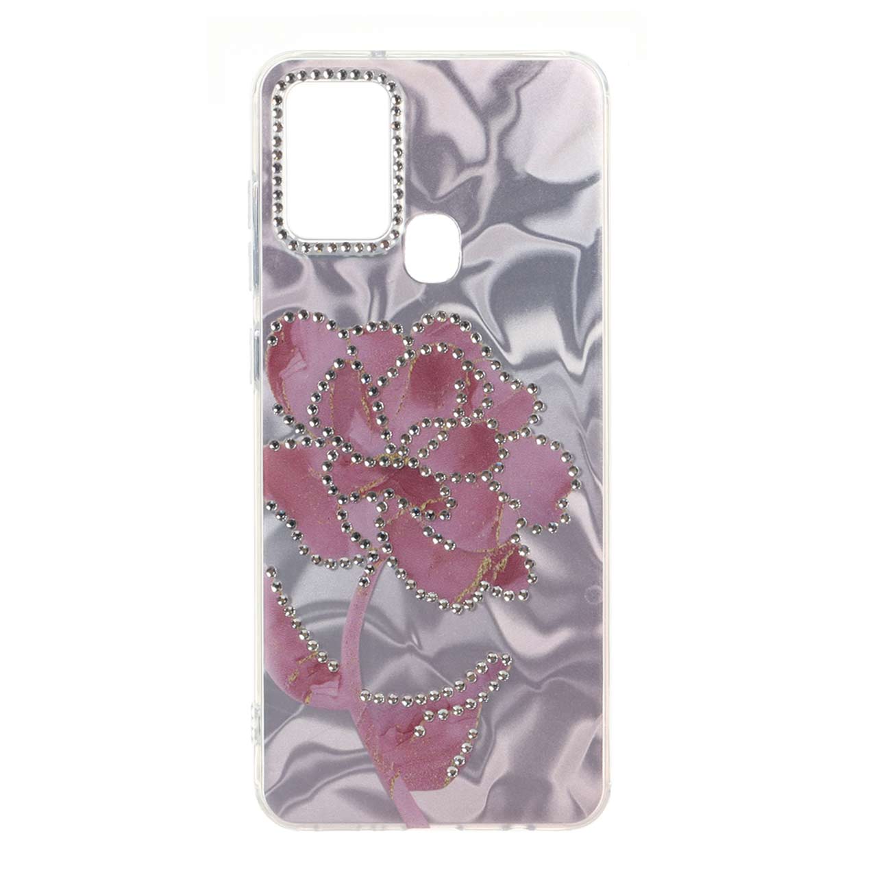 قاب هولوگرامی طرح دار نگینی Samsung Galaxy A21s - کد 45