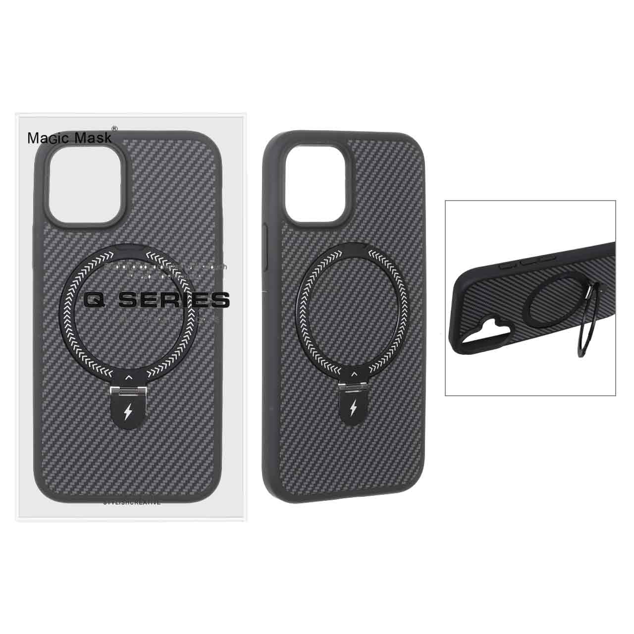 قاب اورجینال Magsafe لوپ استندشو Apple iPhone 11 Pro - مشکی (پک دار) - MPS