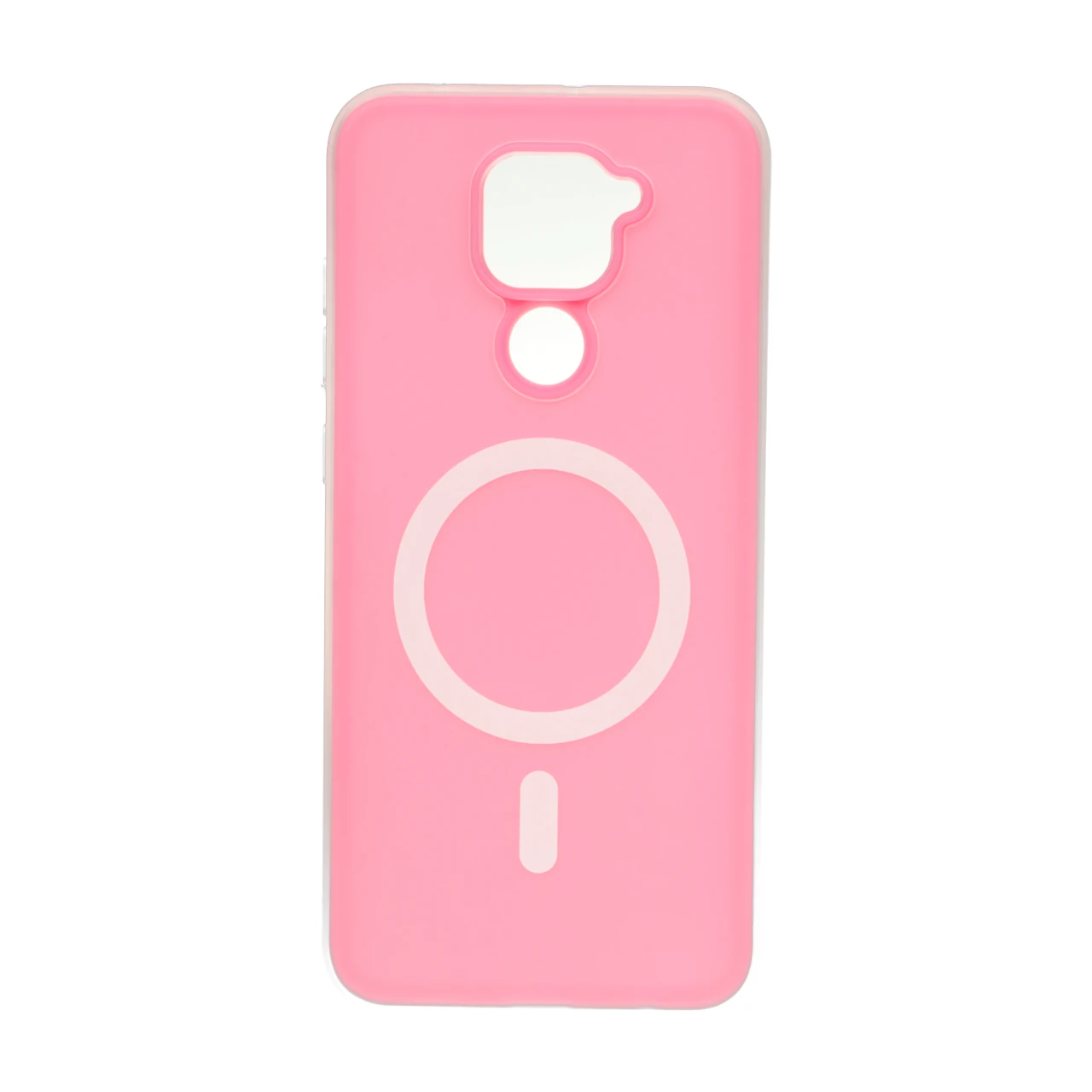 قاب دو لایه مات طرح مگ سیف Xiaomi Redmi Note 9 / Redmi 10X 5G / Redmi 10X Pro 5G  - صورتی فانتزی