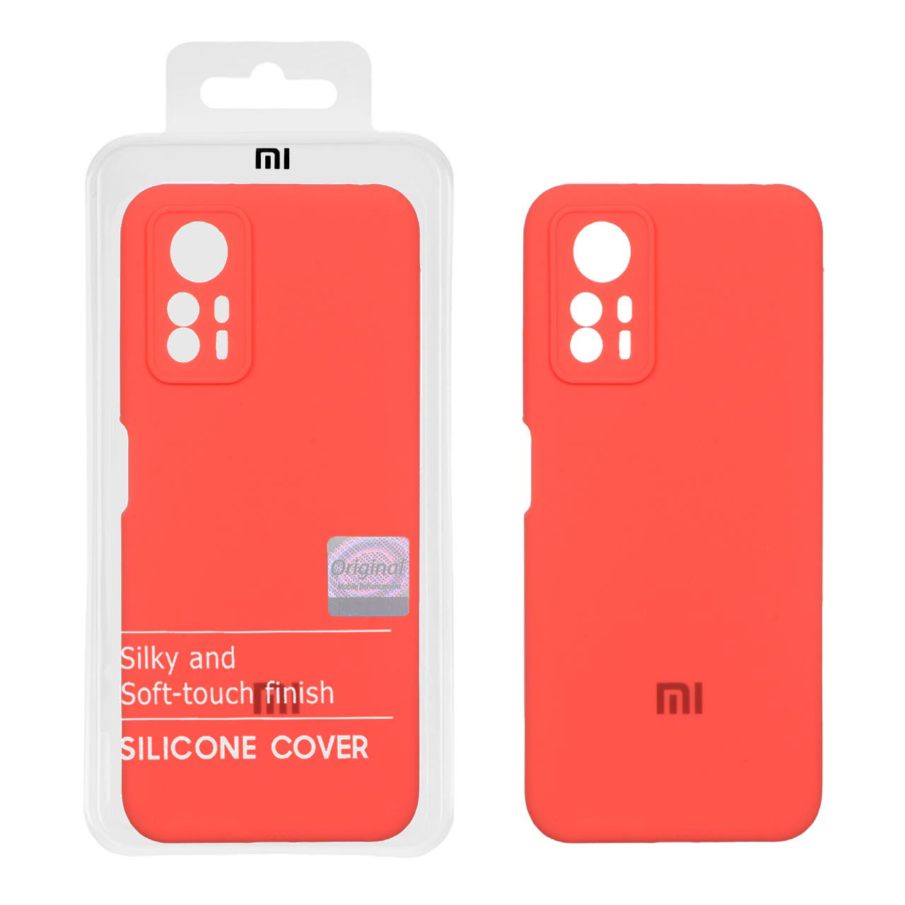 قاب سیلیکونی پاک کنی اورجینال Master Quality مدل Xiaomi Redmi Note 12S - مرجانی (پک دار)