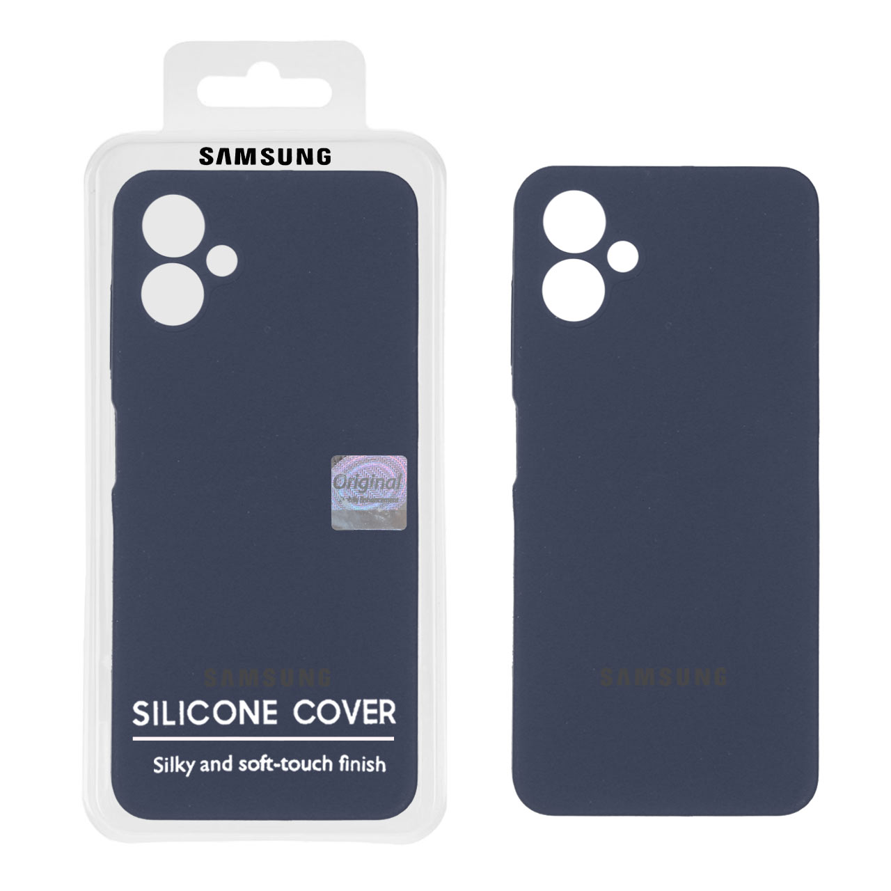 قاب سیلیکونی پاک کنی اورجینال Master Quality مدل Samsung Galaxy A06 - سرمه ای (پک دار)
