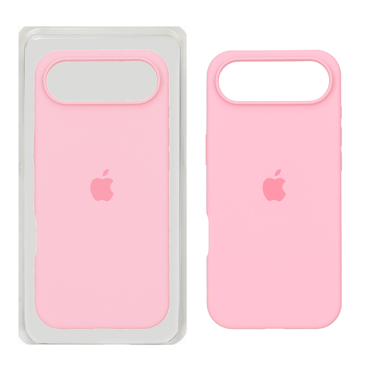 قاب سیلیکونی پاک کنی اورجینال Apple iPhone 17 Air - صورتی (پک اصلی)