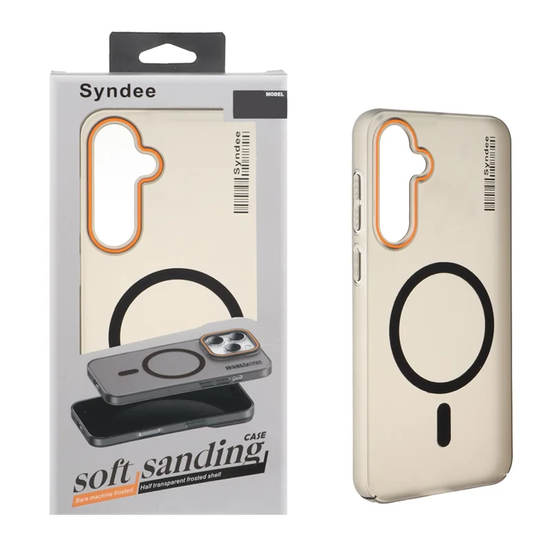 قاب اورجینال Syndee پشت مات MagSafe مدل Samsung Galaxy S23 FE - مشکی (پک دار )