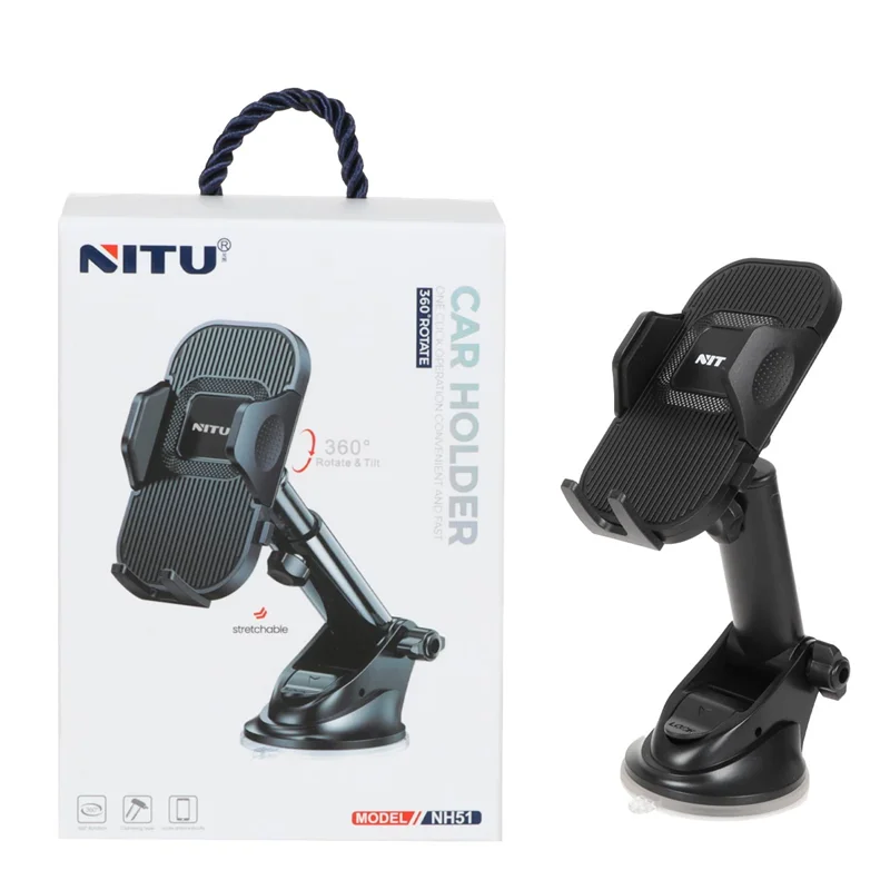 هولدر گوشی موبایل پایه دار NITU مدل NH51 - مشکی