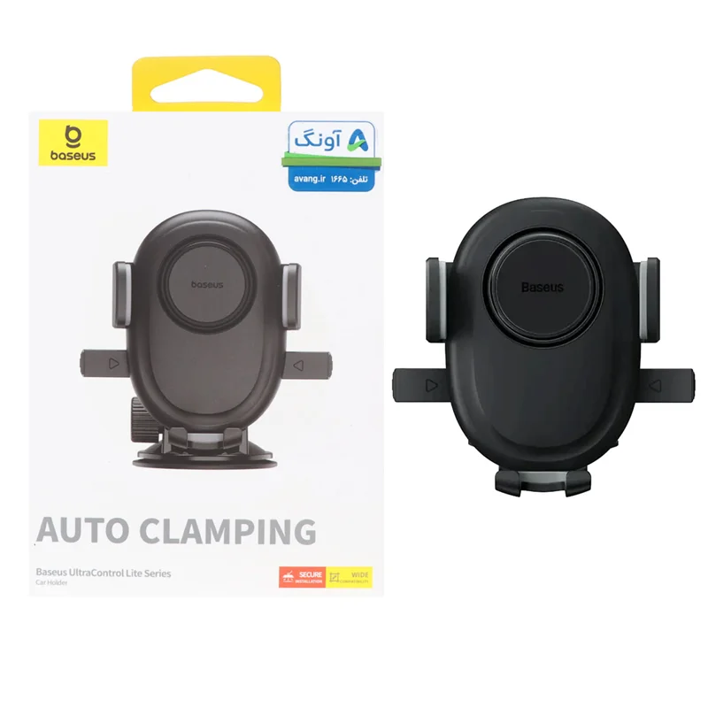 هولدر گوشی موبایل پایه دار Baseus مدل Auto Clamping BS-CM022 - مشکی (گارانتی آونگ)