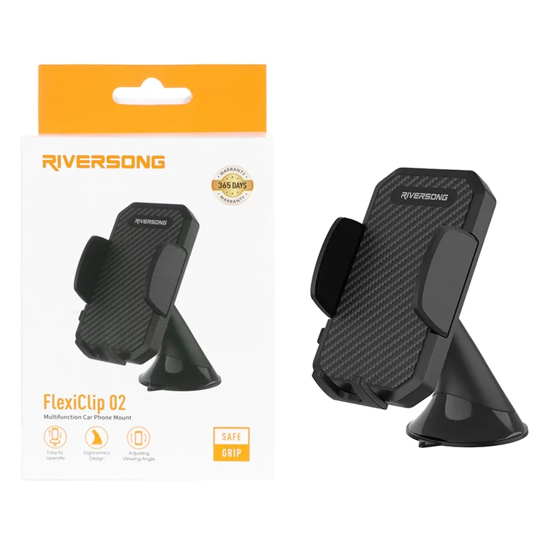 هولدر گوشی موبایل Riversong مدل FlexiClip 02 CH21 - مشکی