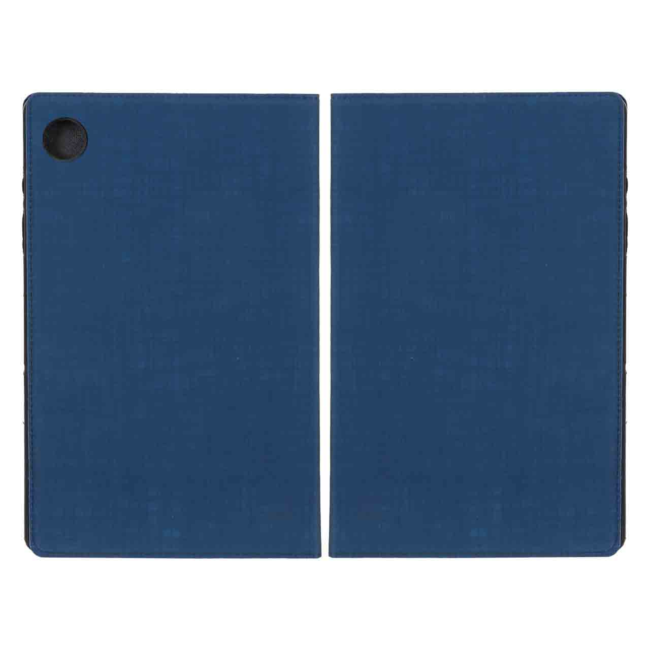 کیف تبلت چرمی طرح جیر Samsung Galaxy Tab A9 Plus 11 / X210 / X215 / X216 - سرمه ای - BSA