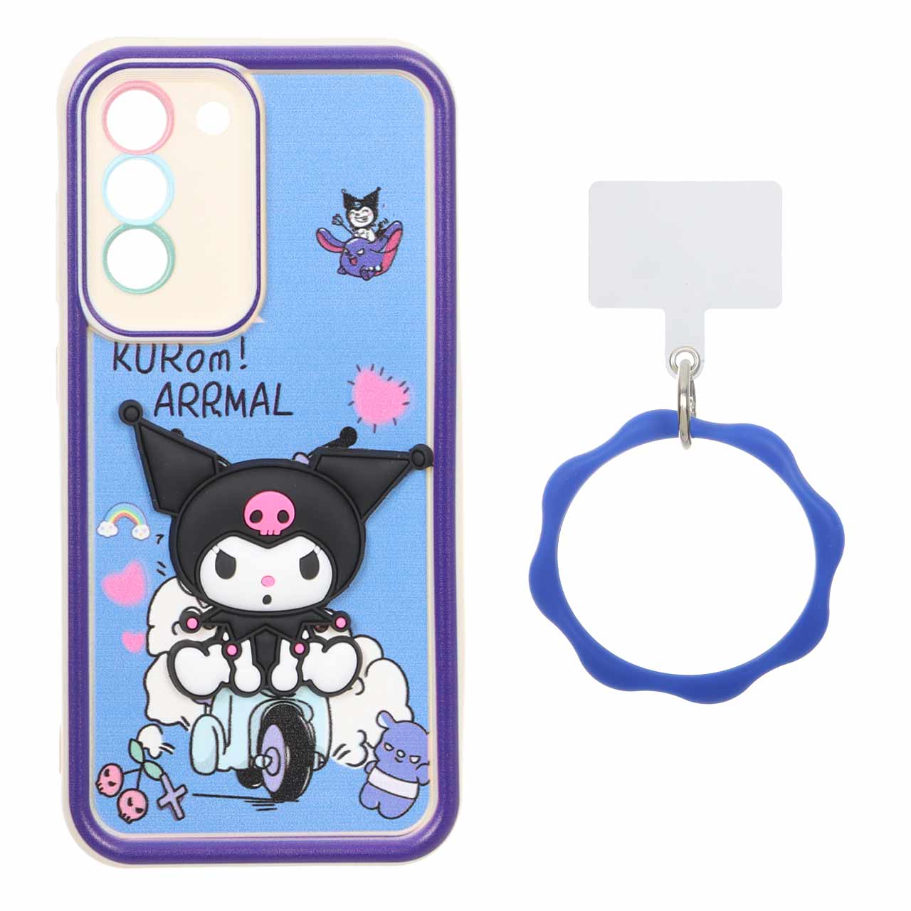 قاب Solid Case عروسک برجسته النگویی Samsung Galaxy S21 FE - طرح 252