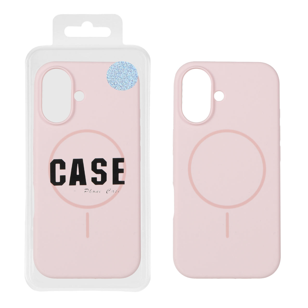 قاب سیلیکونی پاک کنی اورجینال درجه یک Magsafe مدل Apple iPhone 16 - صورتی روشن (پک دار)