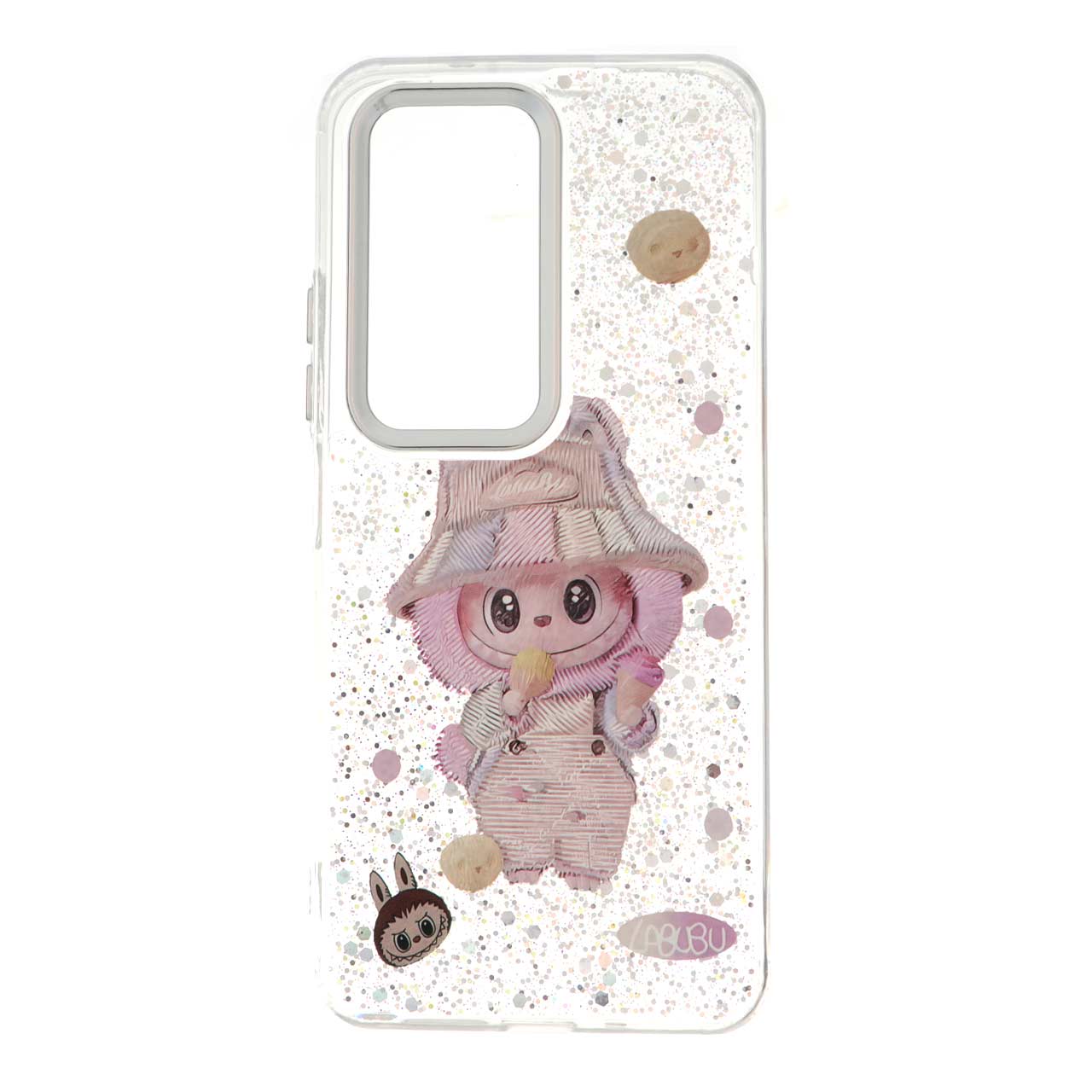 قاب رزینی اکلیلی لنز سیلور Xiaomi Redmi 15 4G - طرح 123