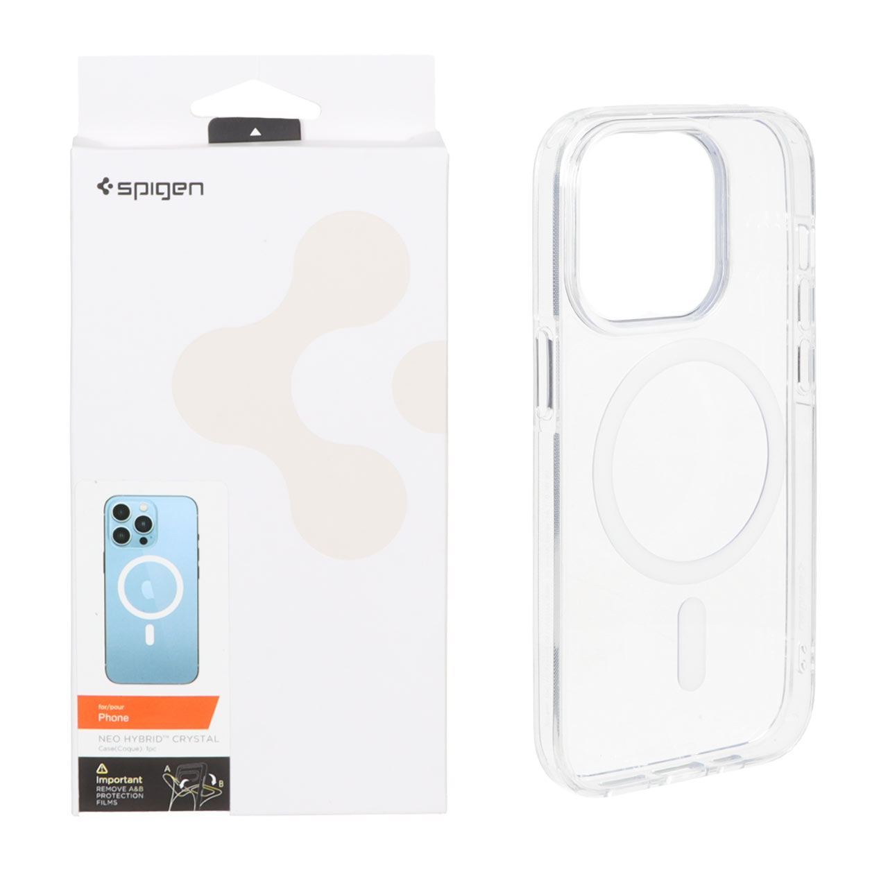 قاب Spigen اورجینال شفاف NEO HYBRID Magsafe مدل Apple iPhone 14 Pro (پک دار)