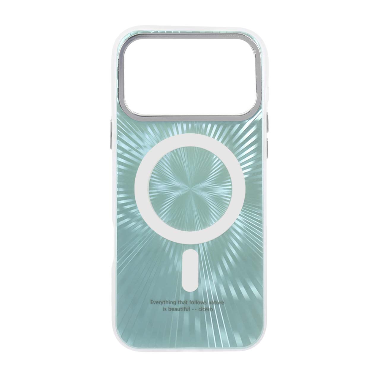 قاب Succinct الحمبرا طرح مگ سیف Apple iPhone 17 Pro Max - سبز روشن