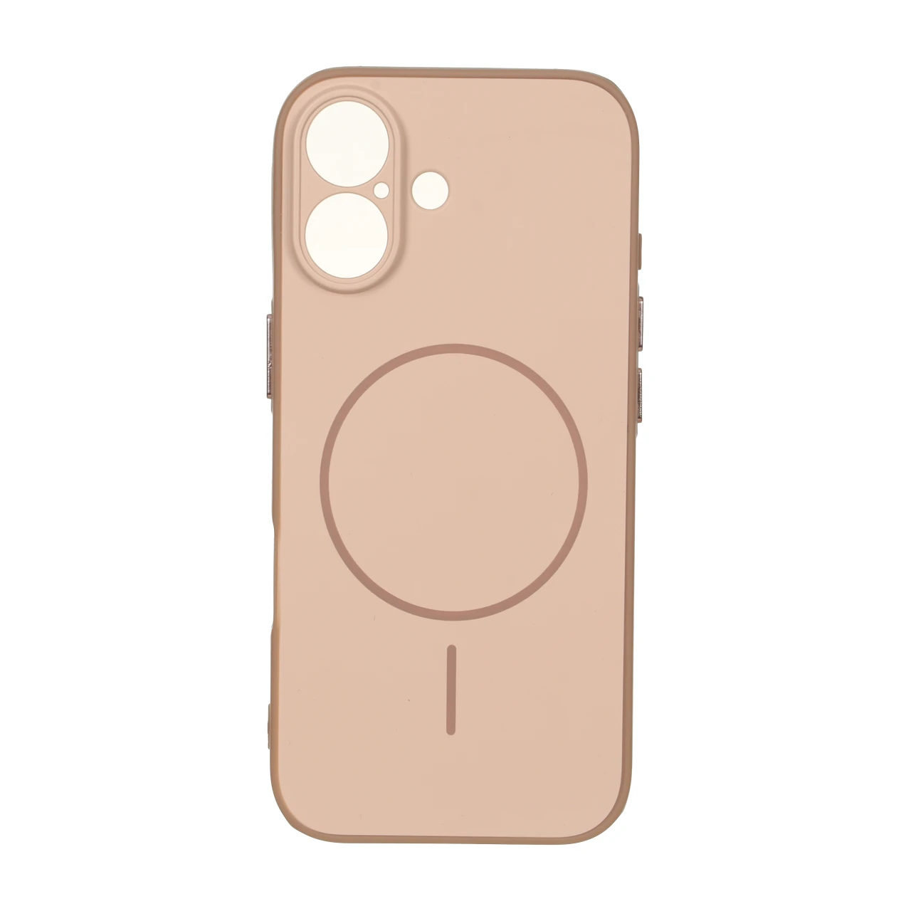 قاب Soft طرح مگ سیف محافظ لنزدار Apple iPhone 17 - صحرایی