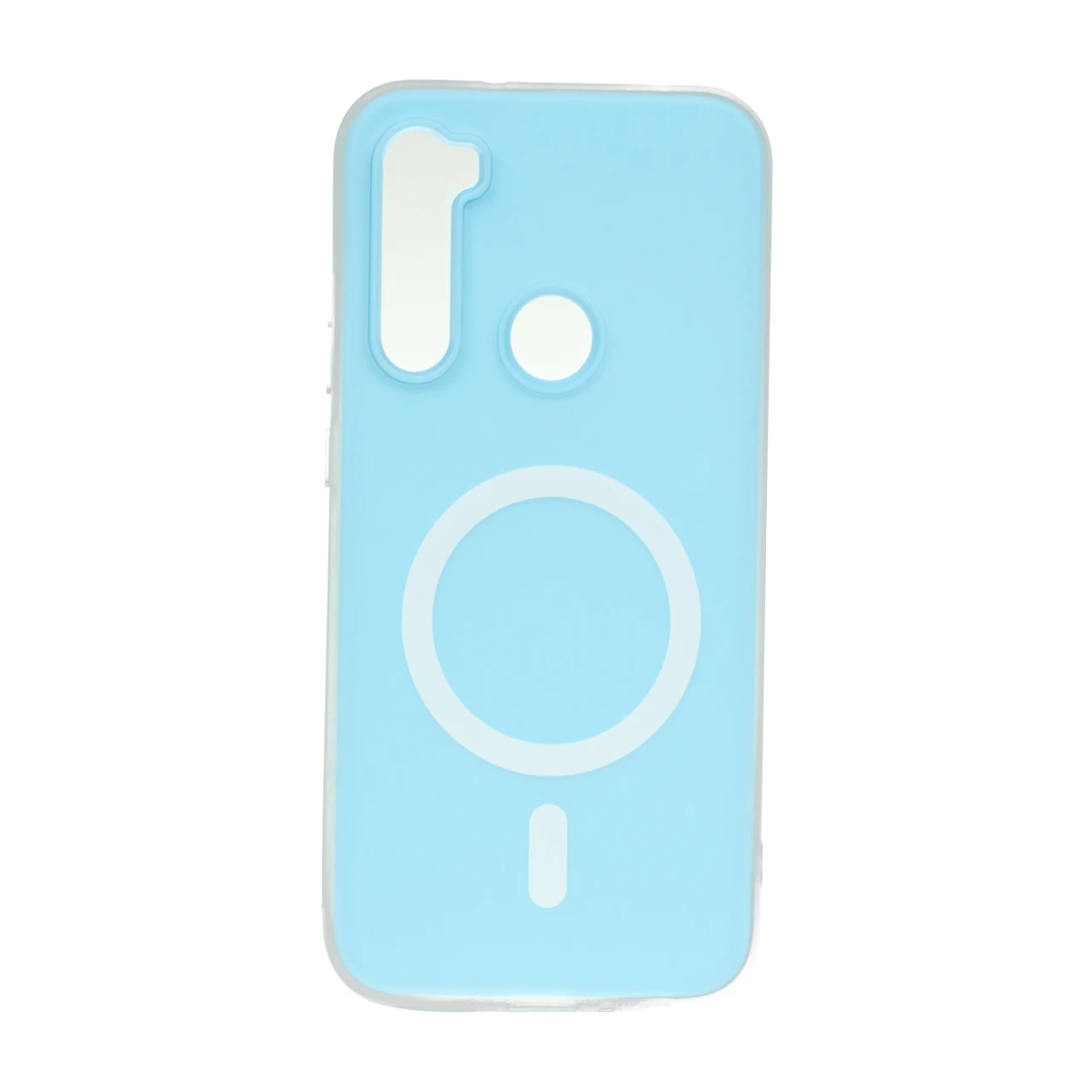 قاب دو لایه مات طرح مگ سیف Xiaomi Redmi Note 8 - آبی