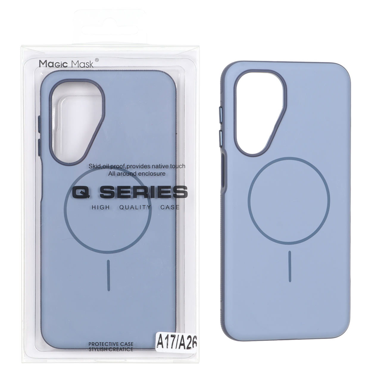 قاب Defender Shield پشت سخت Magsafe مدل Samsung Galaxy A17 / A26 - آبی (پک دار)