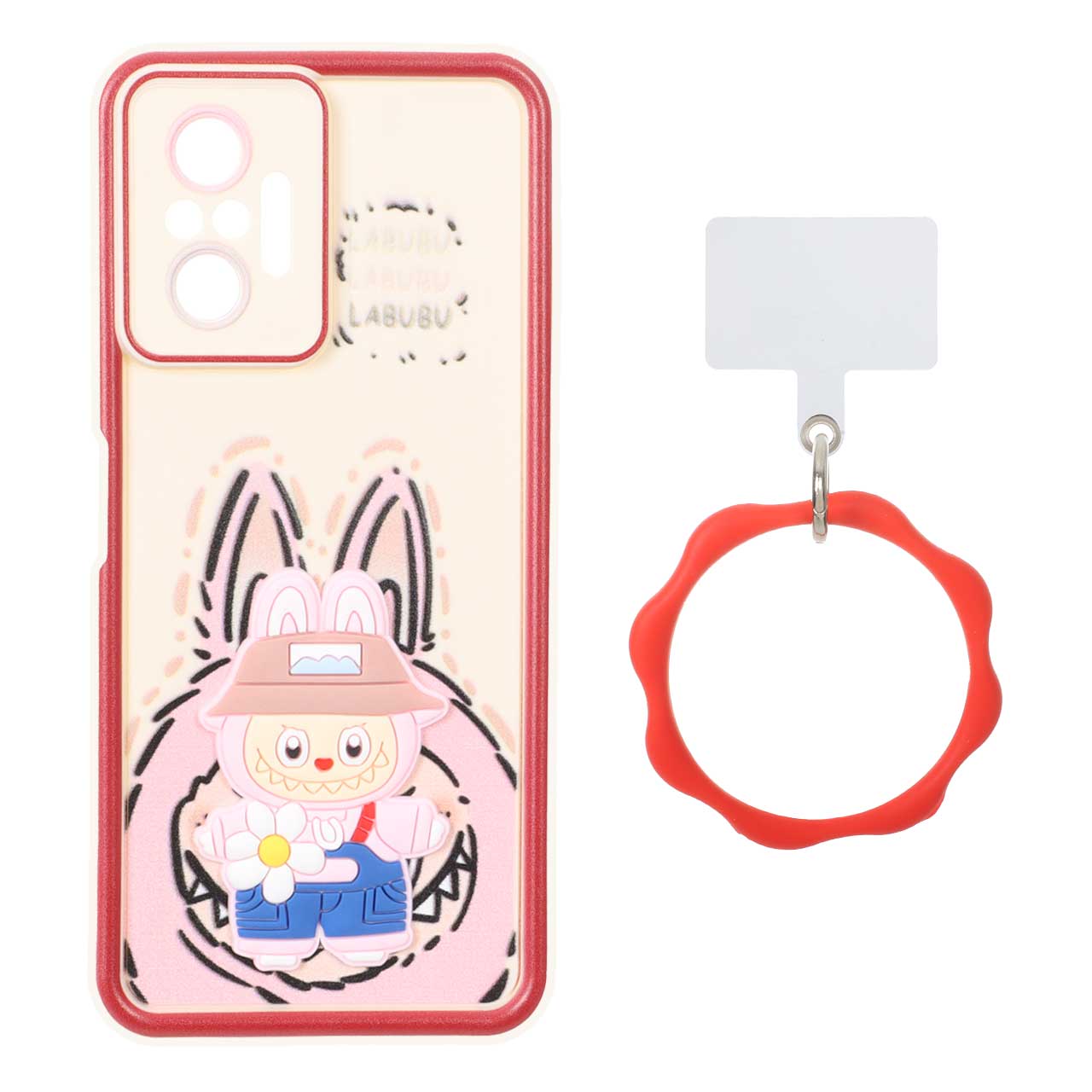 قاب Solid Case عروسک برجسته النگویی Xiaomi Redmi Note 10 Pro 4G / Redmi Note 10 Pro Max - طرح 304