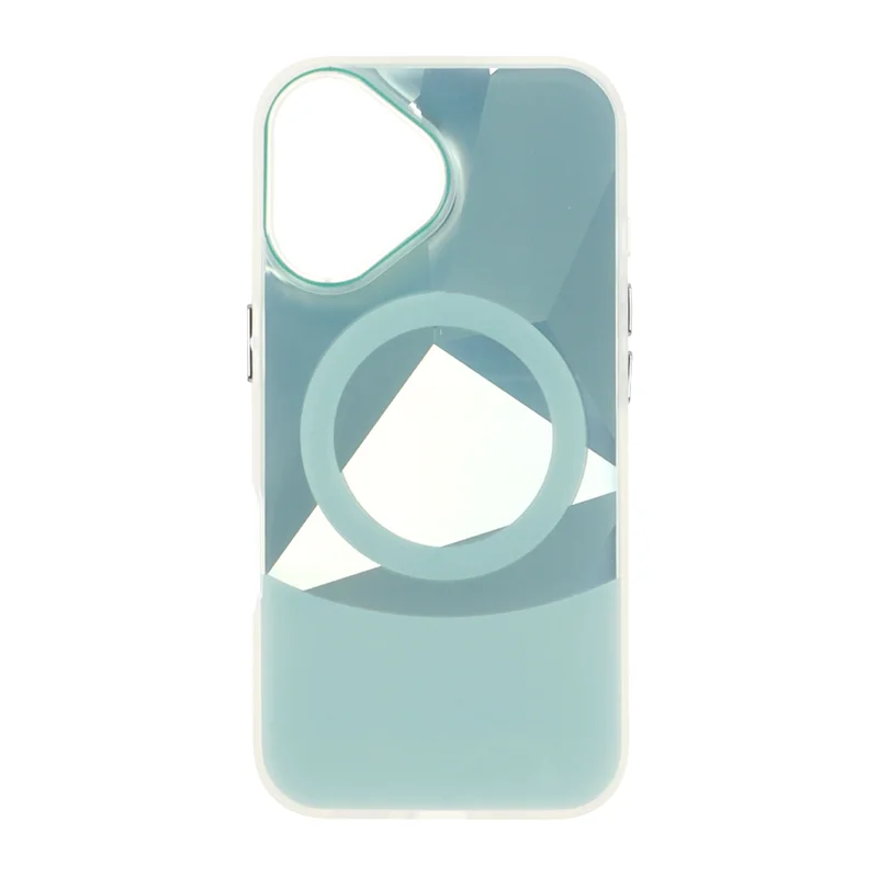 قاب الماسی براق طرح مگ سیف Apple iPhone 16 - سبز