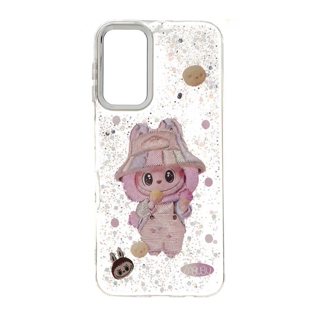 قاب رزینی اکلیلی لنز سیلور Samsung Galaxy A14 - طرح 42