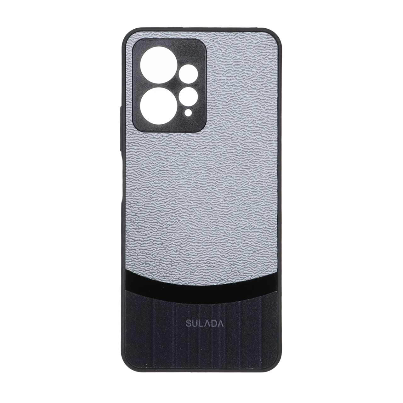 قاب SULADA دو تکه Texture مدل Xiaomi Redmi Note 12 4G - طوسی