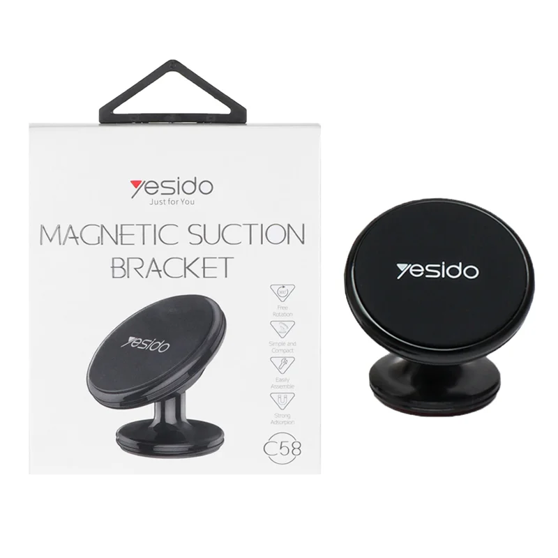 هولدر مگنتی گوشی موبایل Yesido مدل C58 - مشکی
