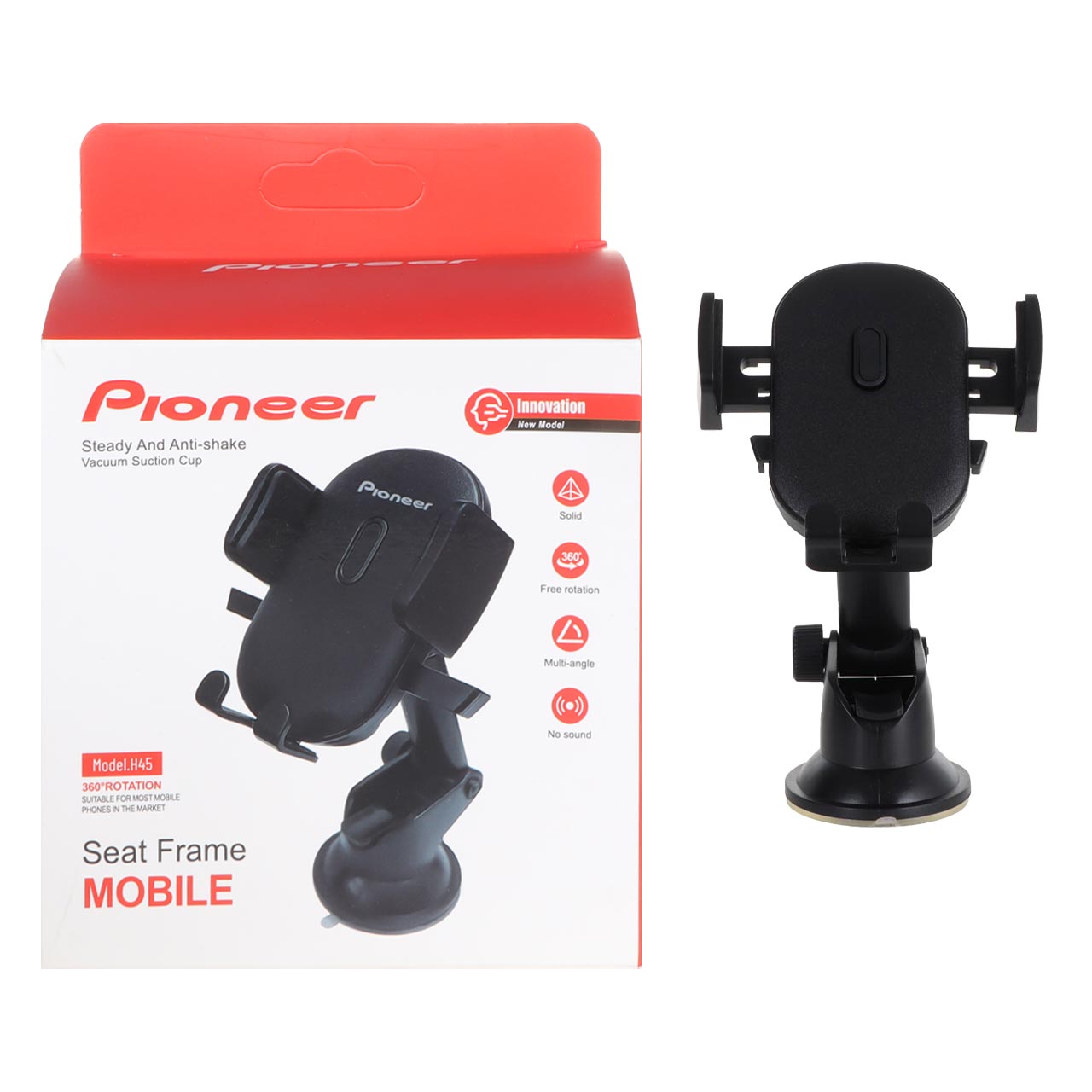 هولدر گوشی موبایل پایه دار Pioneer مدل H45 - مشکی - RYL