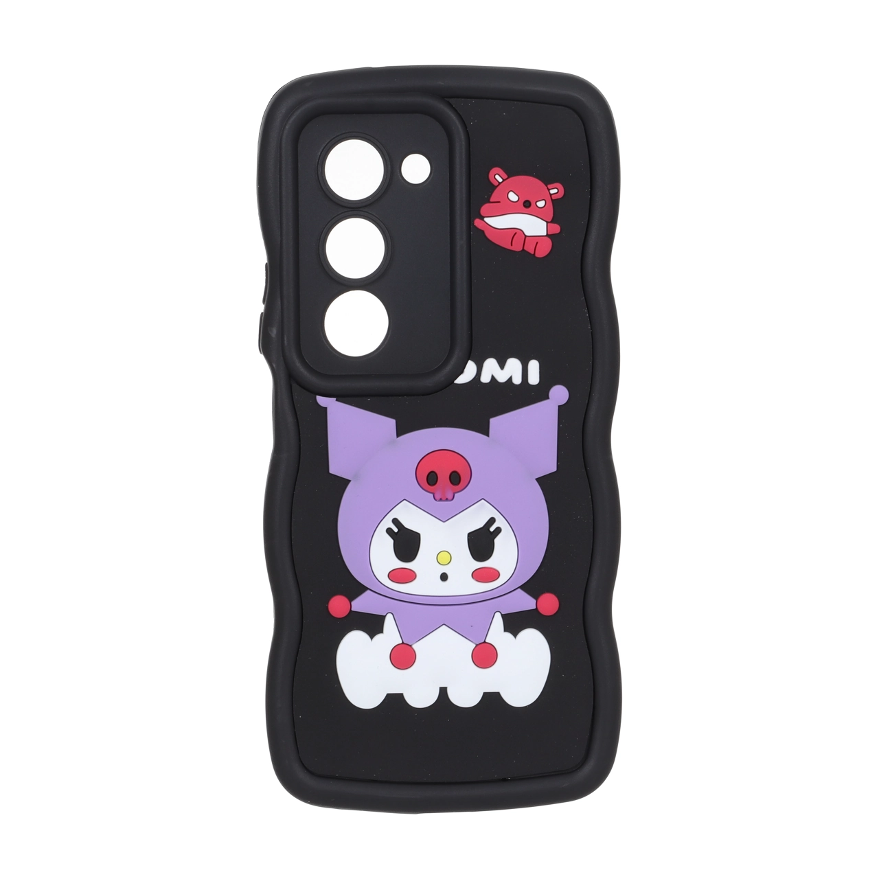 قاب کنگره ای عروسک برجسته محافظ لنزدار Xiaomi Redmi 15 4G - طرح 234