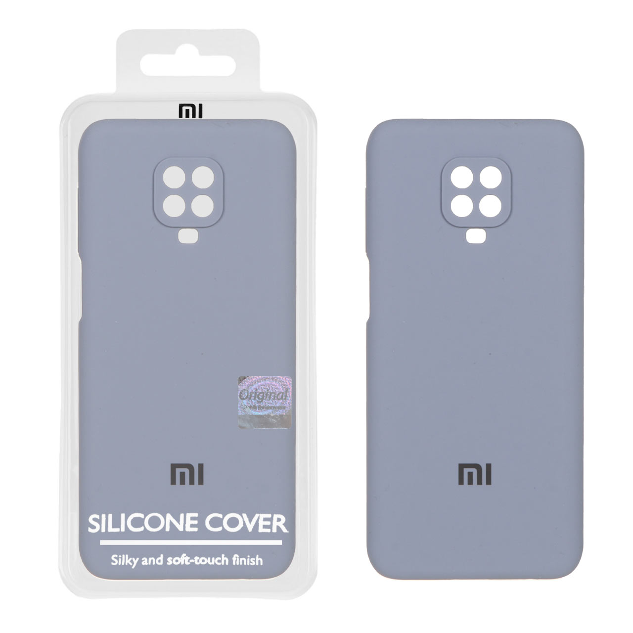 قاب سیلیکونی پاک کنی اورجینال Master Quality مدل Xiaomi Redmi Note 9S / Redmi Note 9 Pro / Redmi Note 9 Pro Max - فیلی (پک دار)