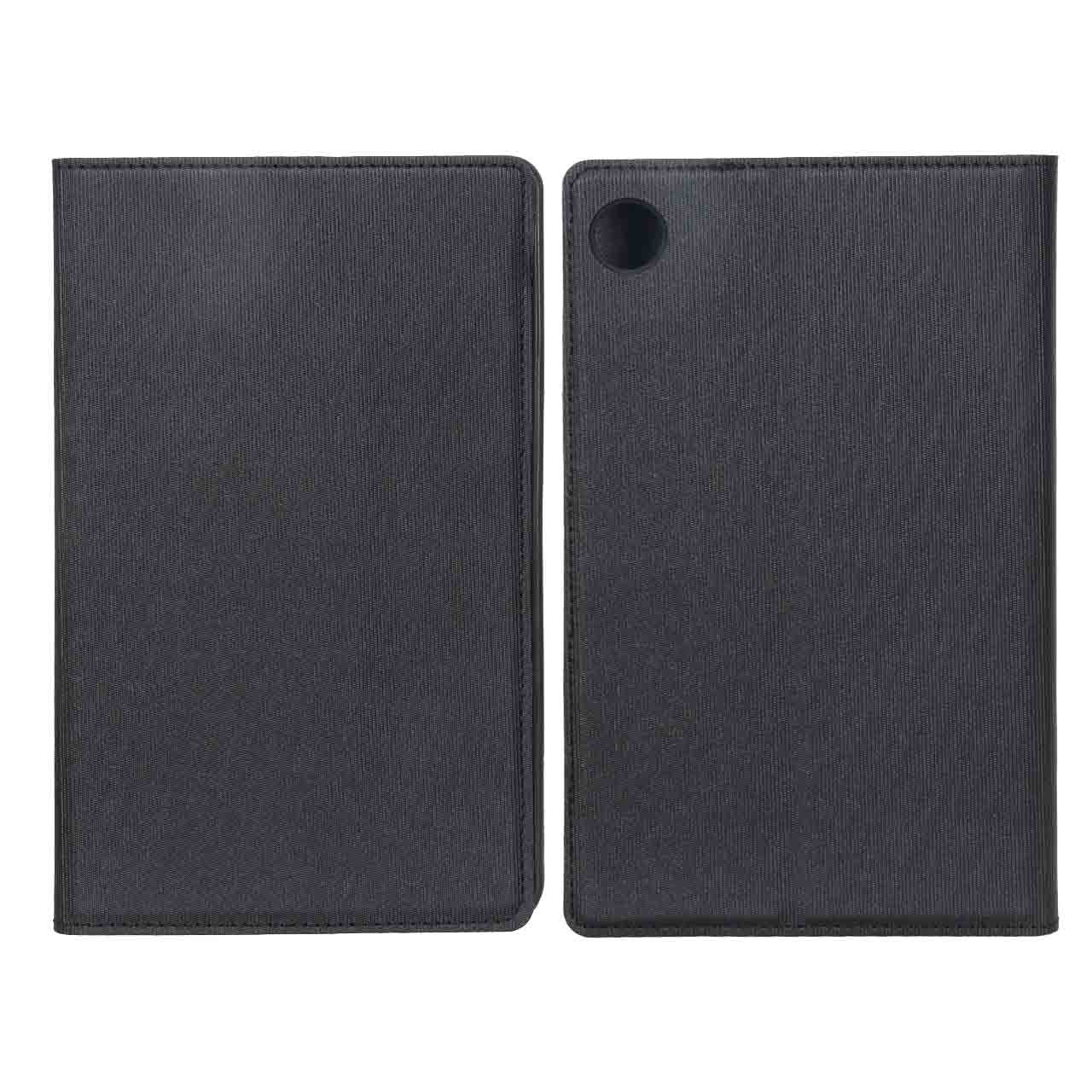 کیف تبلت چرمی شیاردار Samsung Galaxy Tab A11 8.7 / X133 / X135 - مشکی - BSA