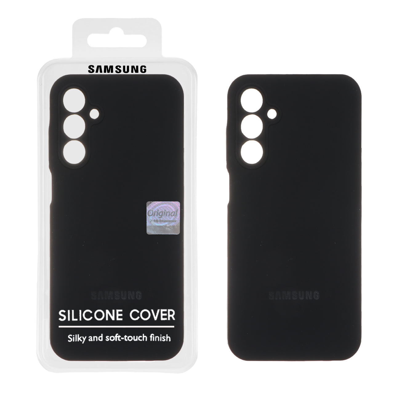 قاب سیلیکونی پاک کنی اورجینال Master Quality مدل Samsung Galaxy A15 - مشکی (پک دار)