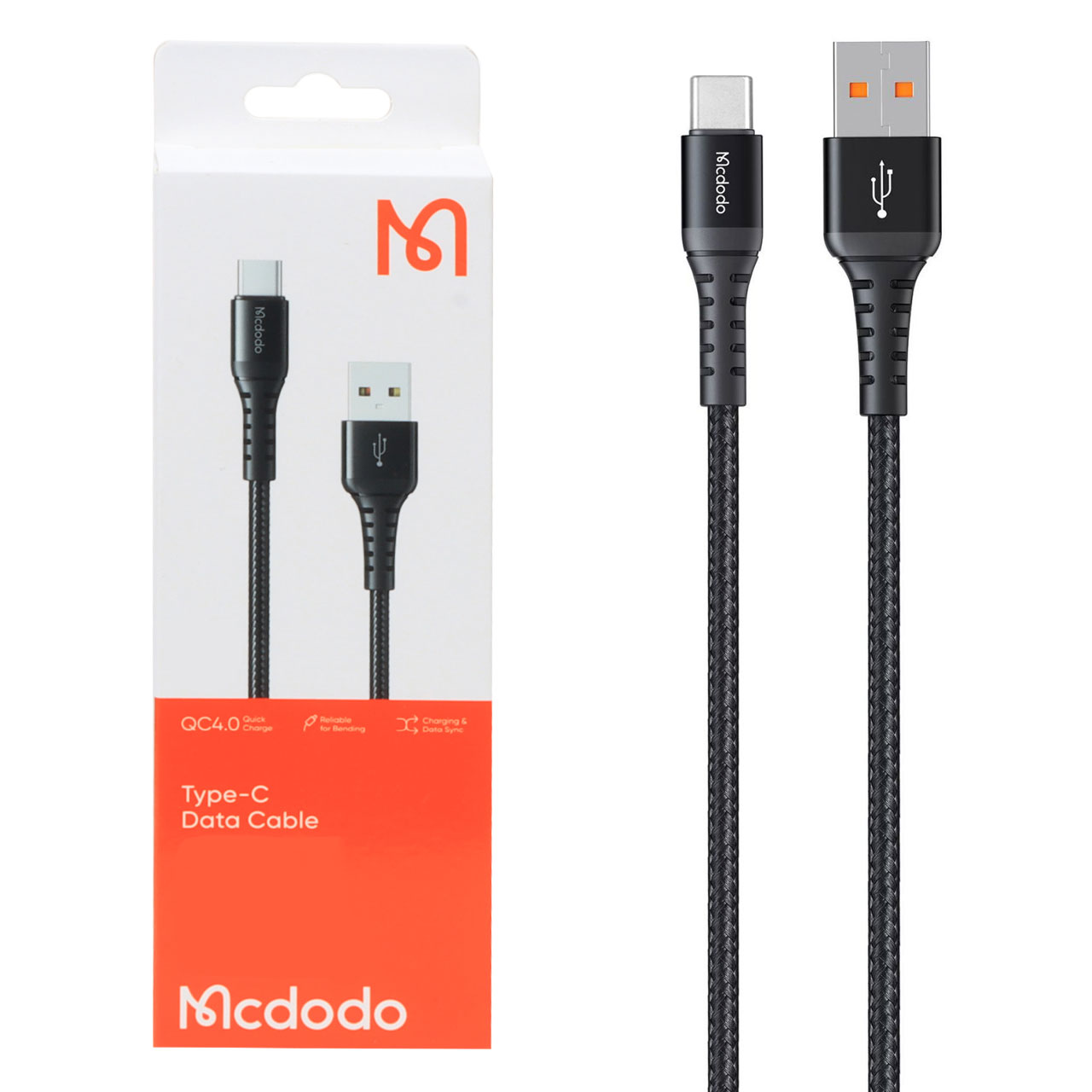 کابل شارژ فست پاوربانک Mcdodo Type-C مدل CA-2270 - مشکی (گارانتی متین)