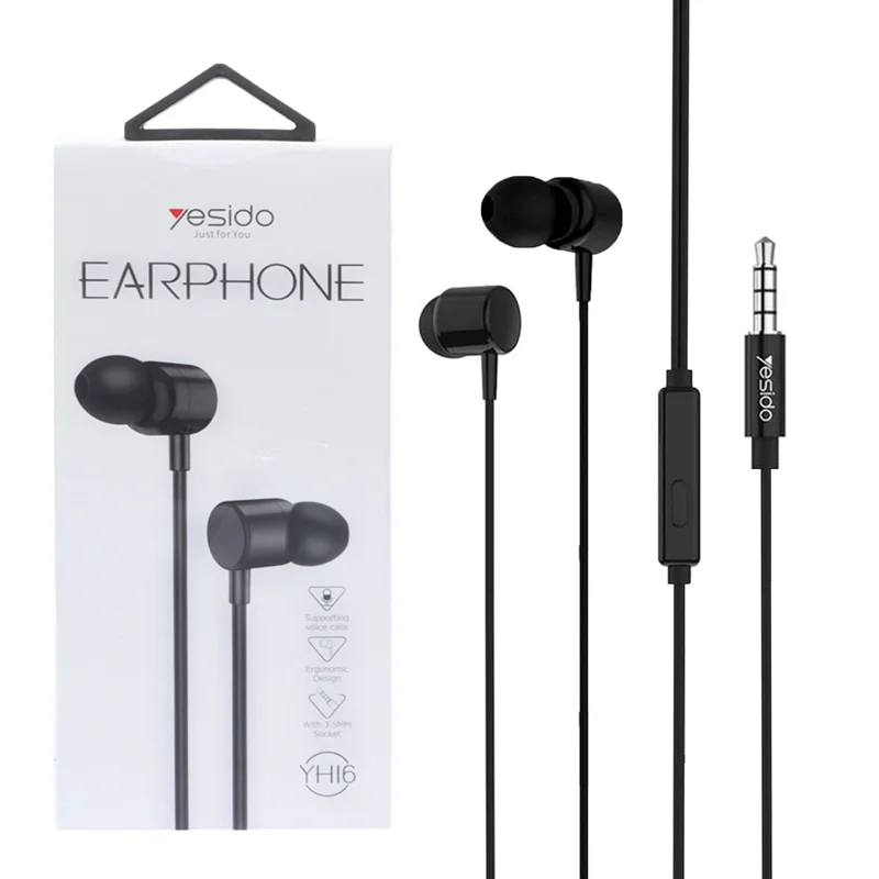 هندزفری باسیم Yesido مدل YH16 - مشکی