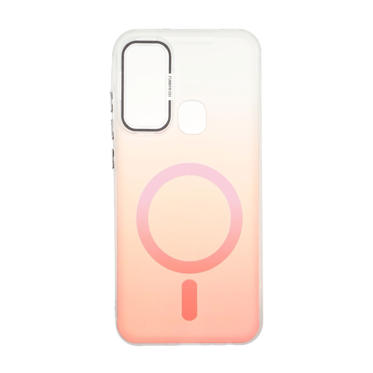 قاب Funnyrich طرح مگ سیف دور مات Xiaomi Redmi Note 8 - نارنجی