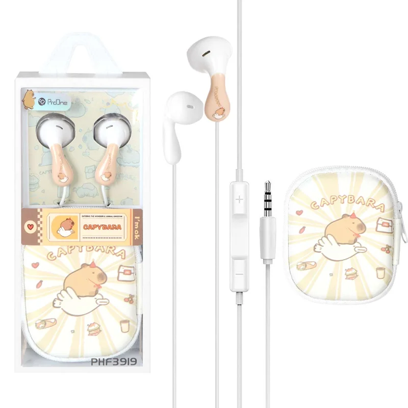 هندزفری باسیم ProOne مدل PHF3919 - قهوه ای روشن