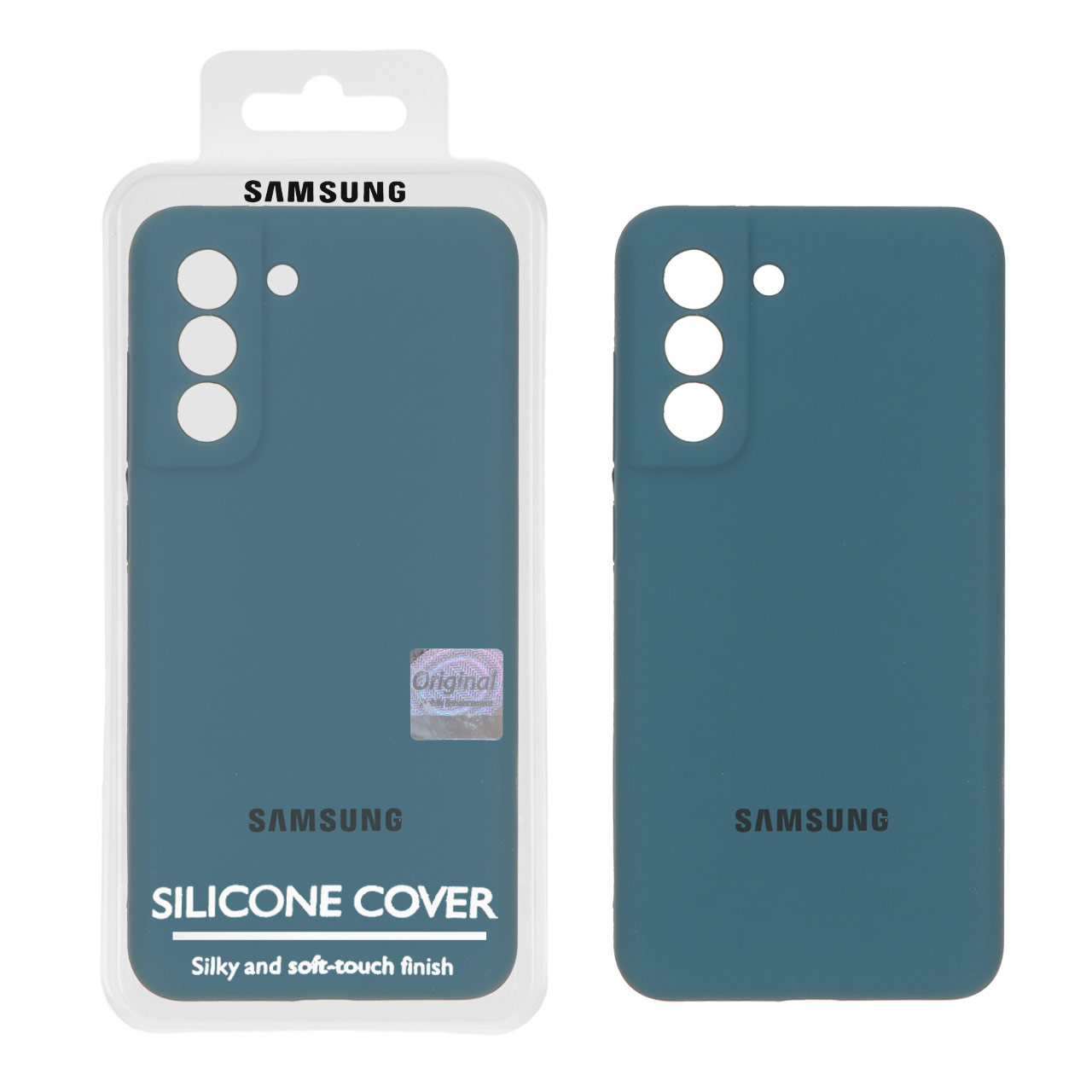 قاب سیلیکونی پاک کنی اورجینال Master Quality مدل Samsung Galaxy S21 FE - سبز کله غازی (پک دار)