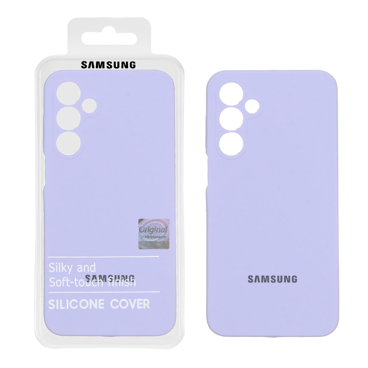 قاب سیلیکونی پاک کنی اورجینال Master Quality مدل Samsung Galaxy A16 - یاسی (پک دار)