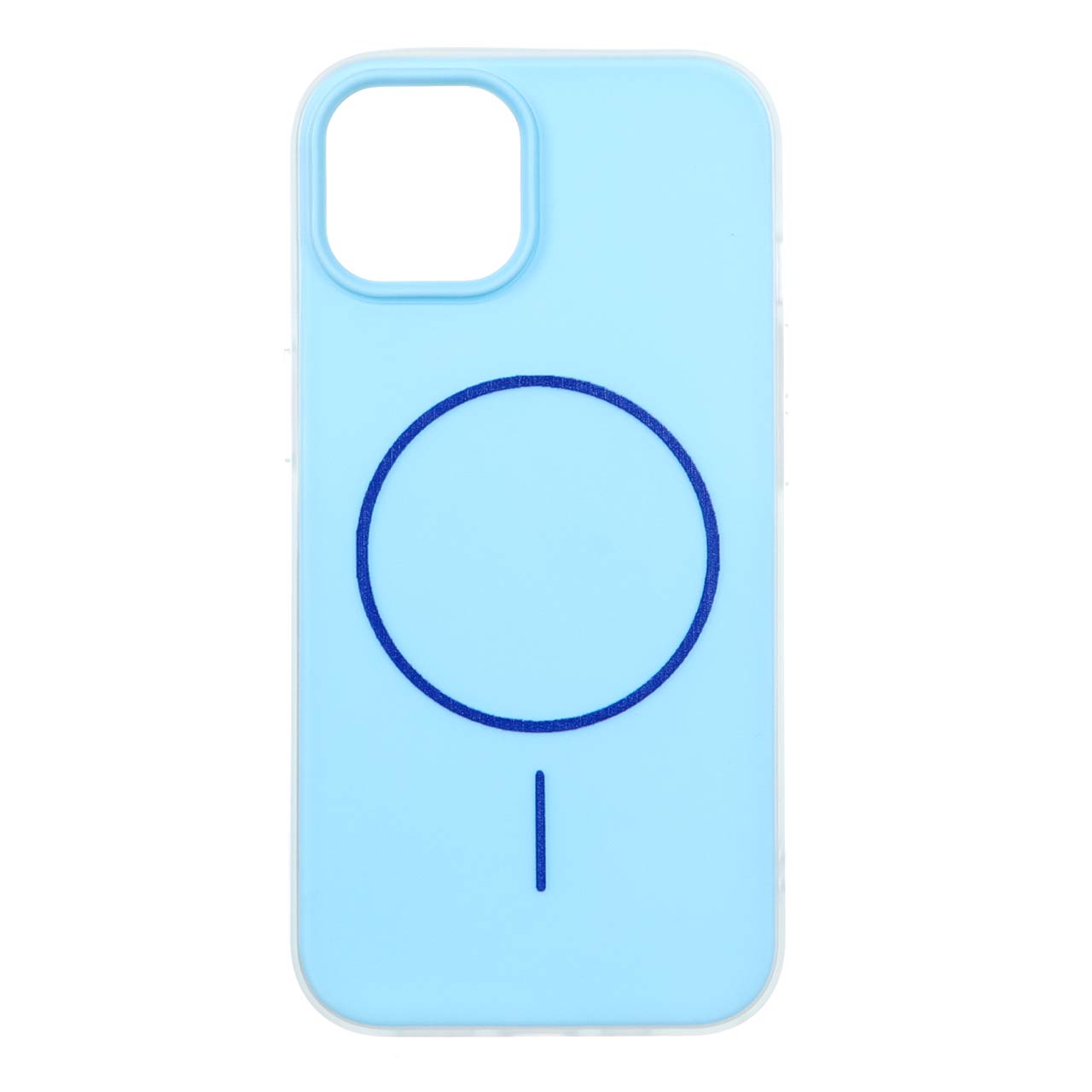 قاب دو تکه طرح مگ سیف مات Apple iPhone 13 / iPhone 14 - آبی