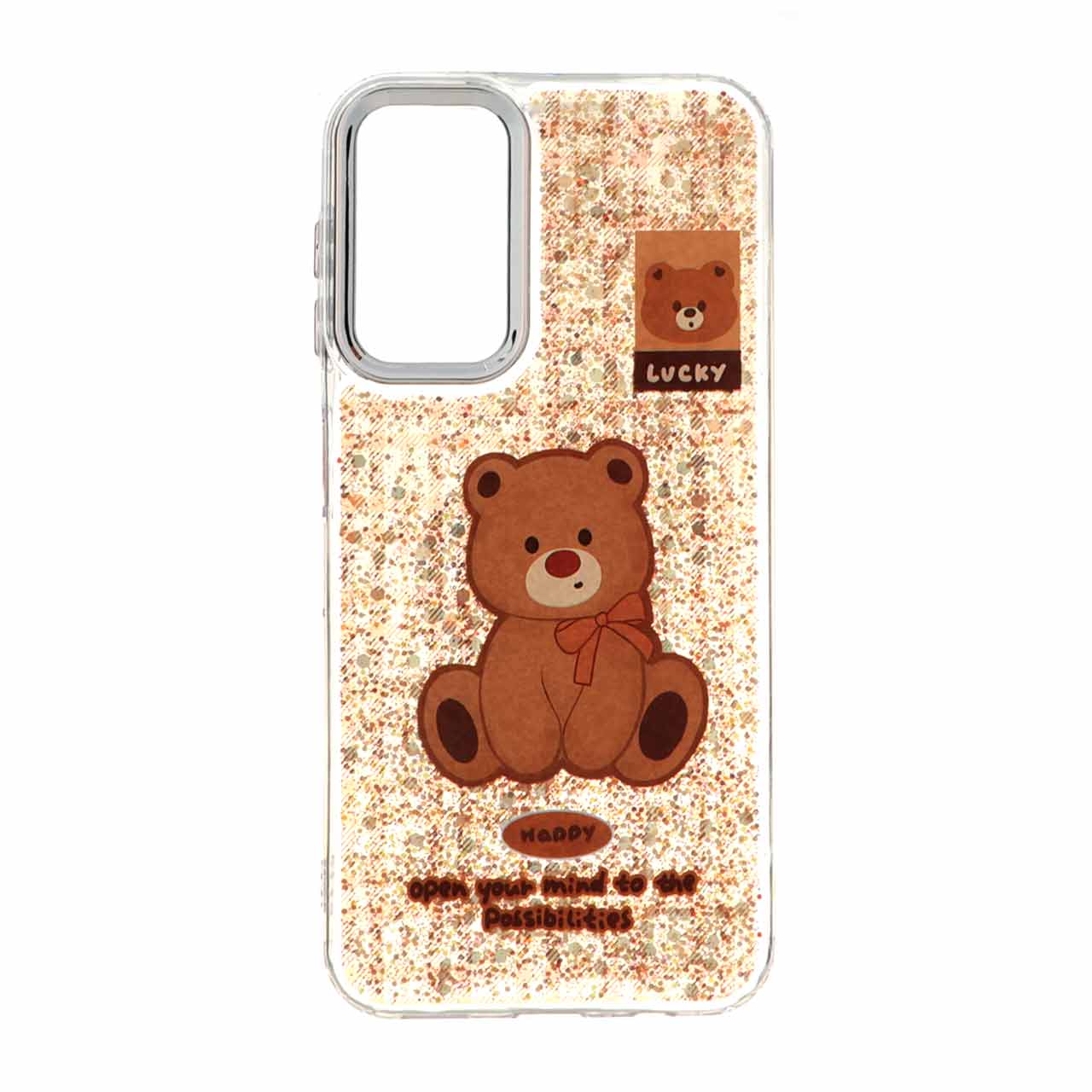 قاب رزینی اکلیلی لنز سیلور Samsung Galaxy A14 - طرح 41