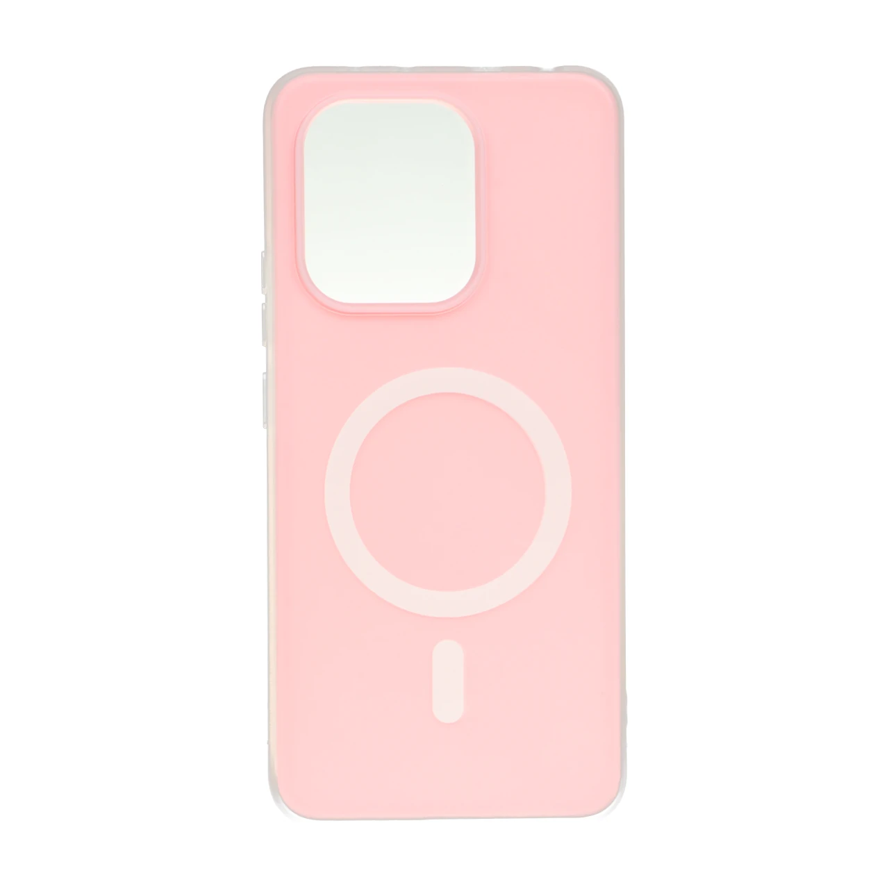 قاب دو لایه مات طرح مگ سیف Xiaomi Redmi Note 13 4G - صورتی