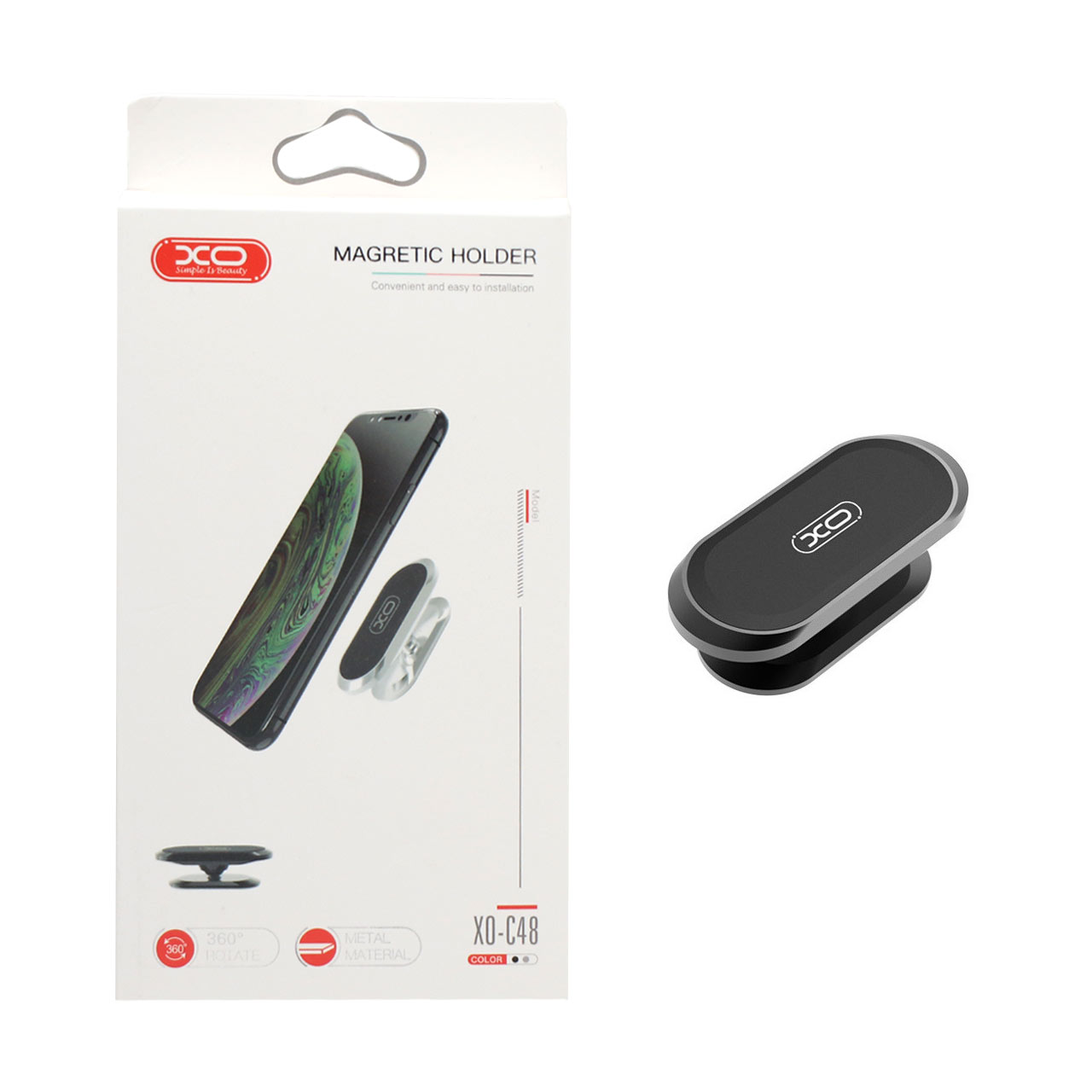 هولدر گوشی موبایل مگنتی XO مدل XO-C48 - مشکی
