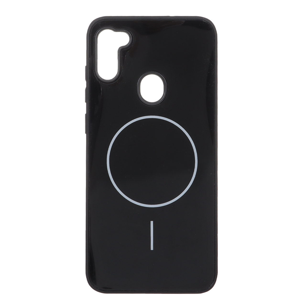 قاب M Pro پشت براق طرح مگ سیف Samsung Galaxy A11 / M11 - مشکی