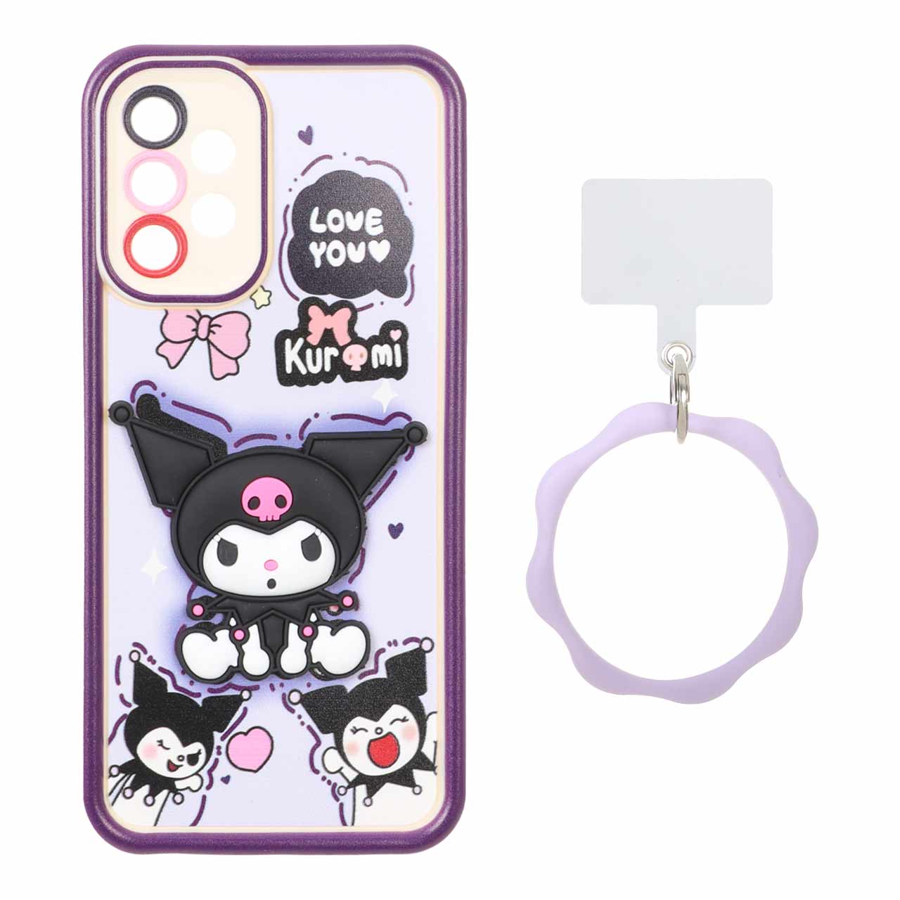 قاب Solid Case عروسک برجسته النگویی Samsung Galaxy A32 4G - طرح 480