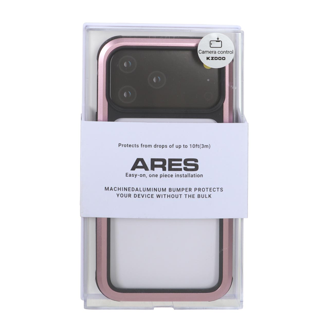 قاب Original KZDoo Ares مدل Apple iPhone 17 Pro Max - صورتی (پک دار )