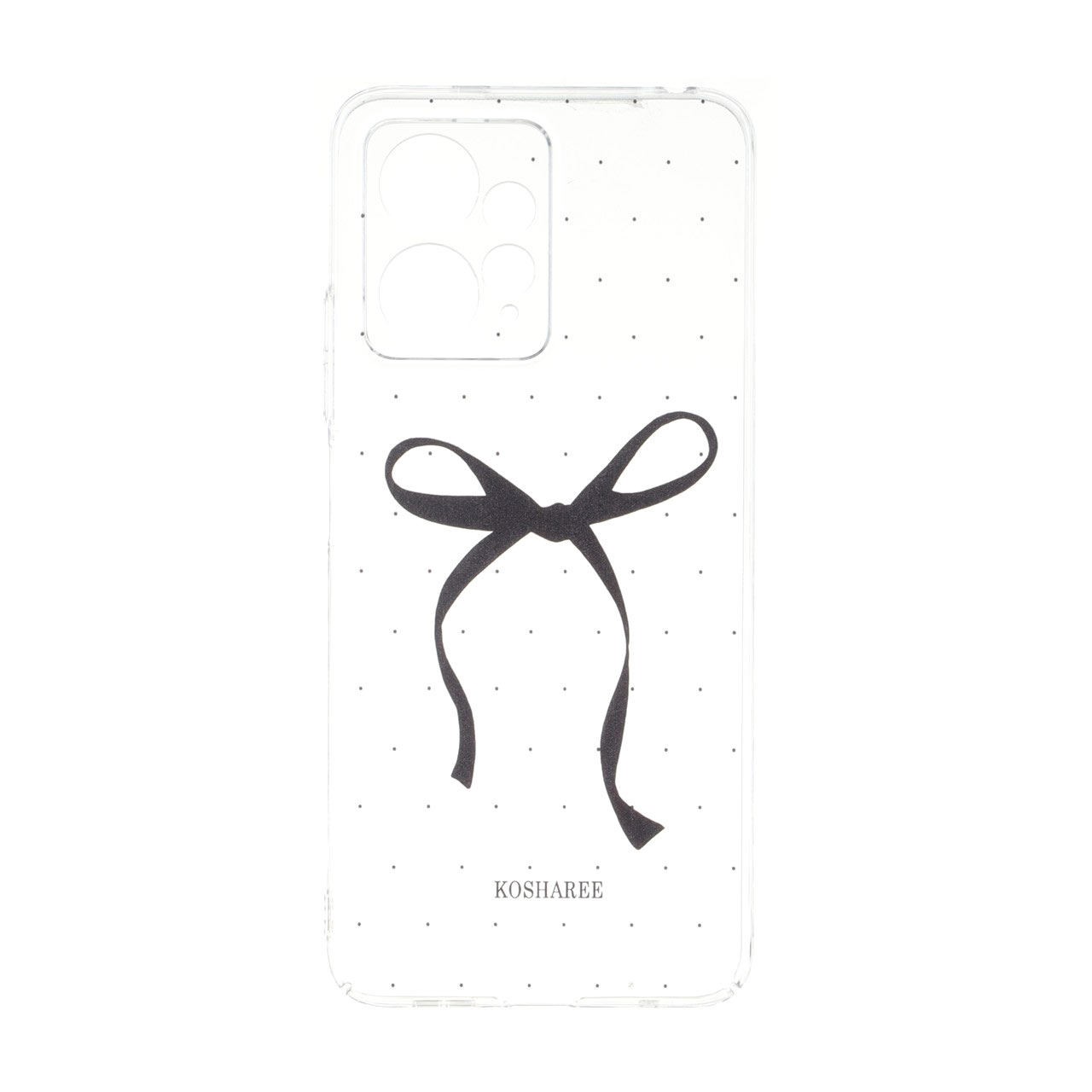 قاب پشت سخت شفاف طرح دار محافظ لنزدار Xiaomi Redmi Note 12 4G - طرح 608