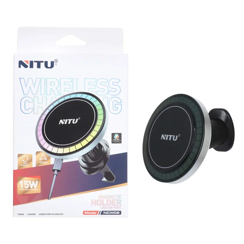 هولدر گوشی موبایل مگنتی Nitu مدل NCW02 - مشکی